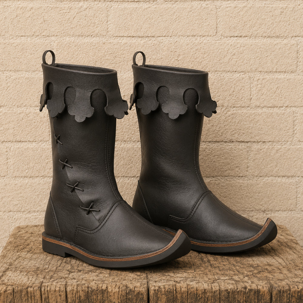 Medieval Leather Shoes – Renaissance Fair Boots & Historical Footwear