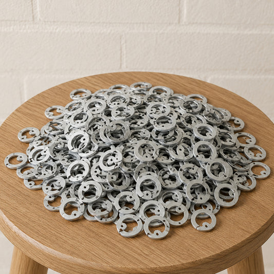 16 Gauge Aluminum Chainmail Rings – 10mm Flat Rings