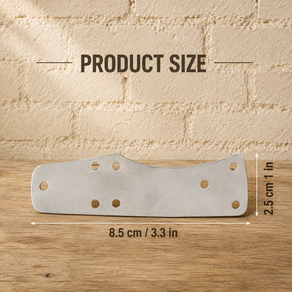 Lombardic Byzantine Lamellar Steel Plates – Type 7, 8.5 × 2.5 cm | Pack of Armor Scales