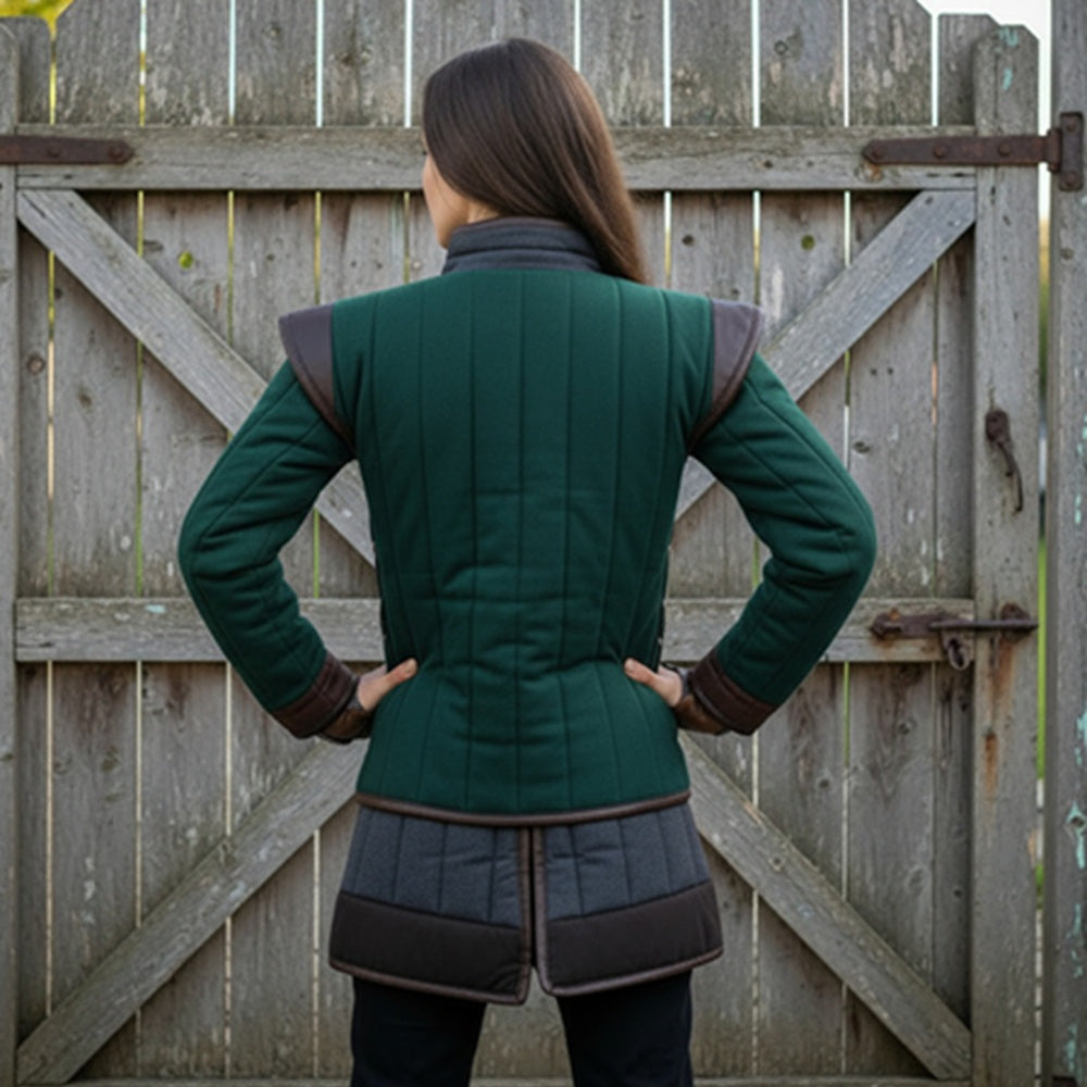 Quilted Gambeson : Medieval Costume for Larp Events