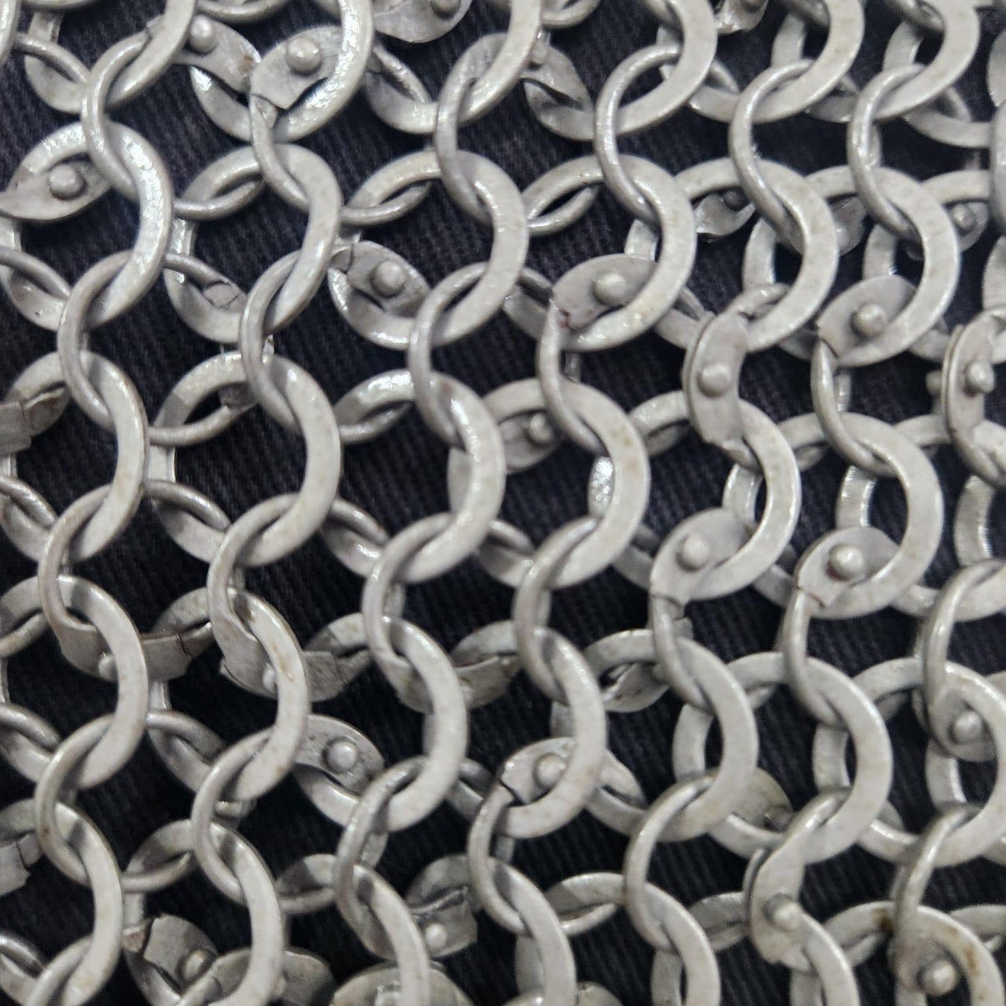 Medieval Chainmail Shirt Full Sleeve – 9mm Riveted Rings with Washers
