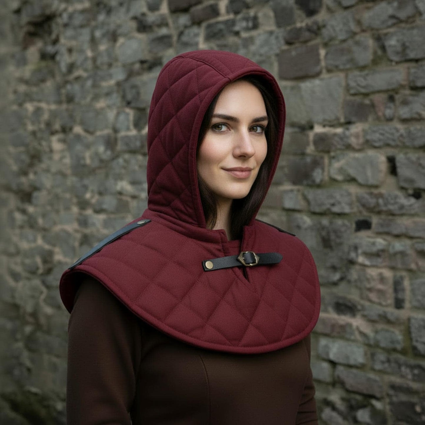 Renaissance Cotton Hood | Medieval Costume Accessory