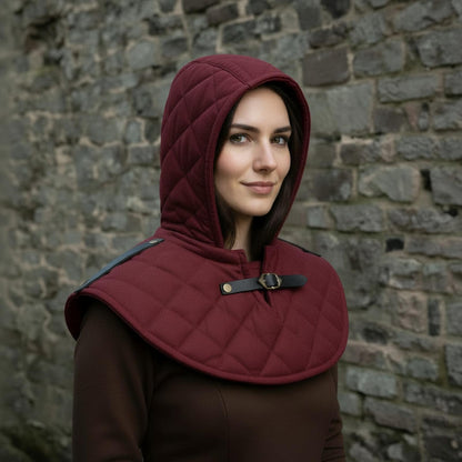 Renaissance Cotton Hood | Medieval Costume Accessory