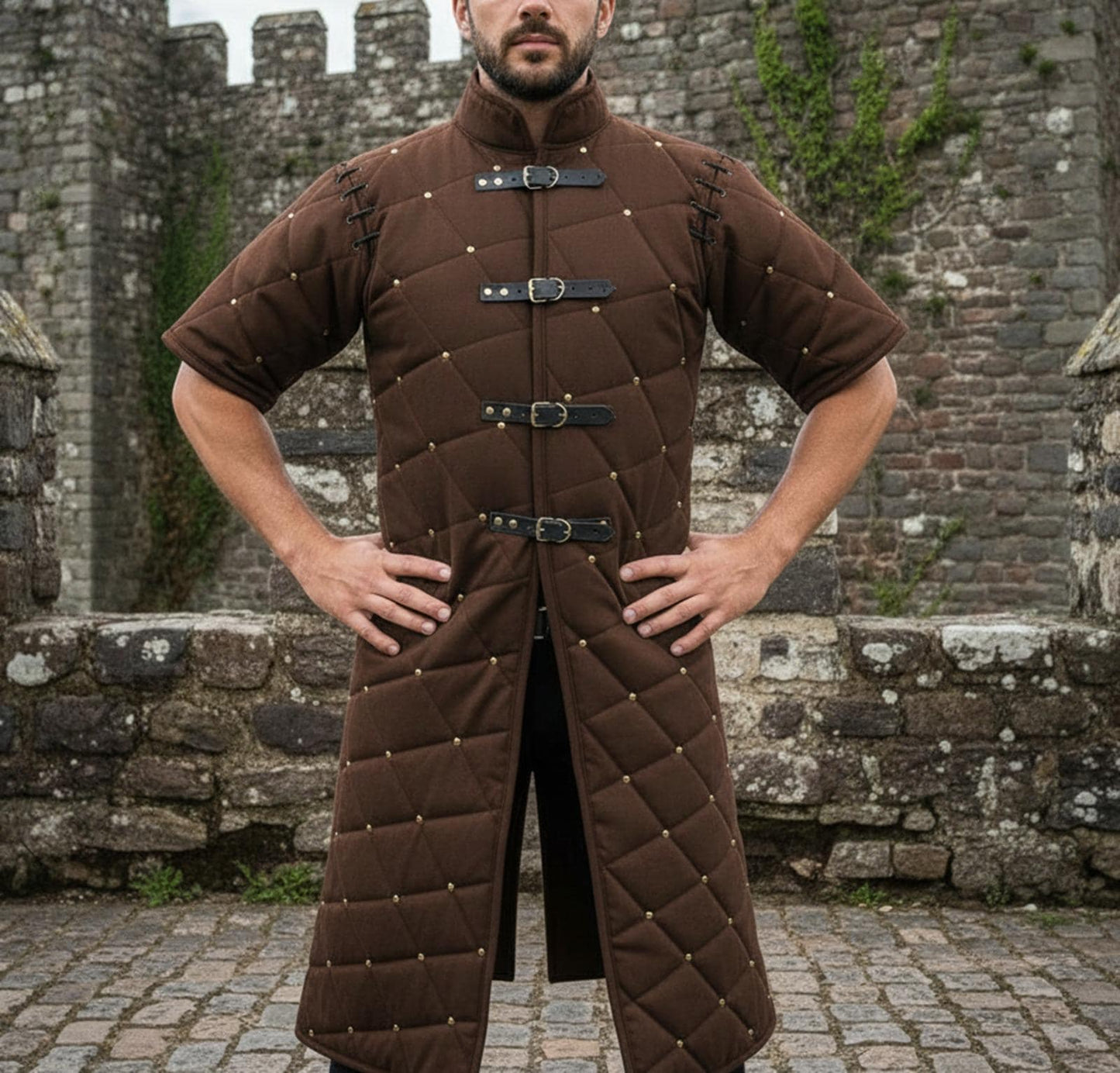 Ren Faire Half-Sleeve Gambeson