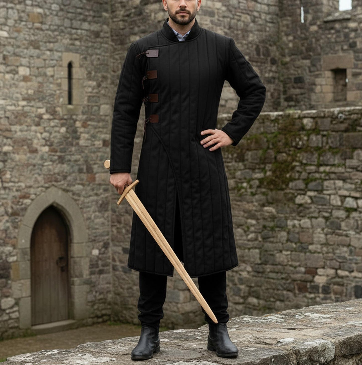 Medieval Gambeson Costume – Ren Faire, Cosplay & LARP Armor