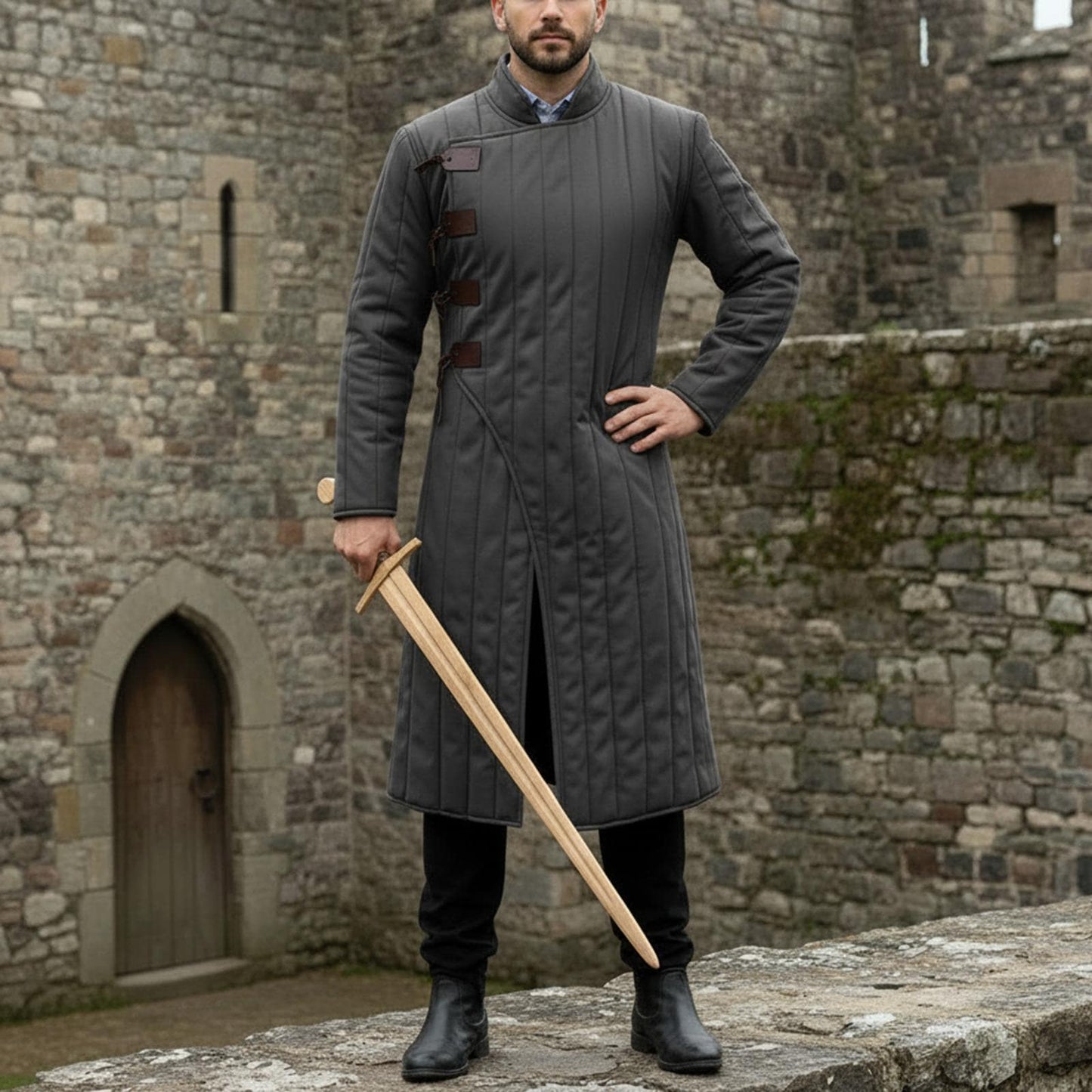 Medieval Gambeson Costume – Ren Faire, Cosplay & LARP Armor