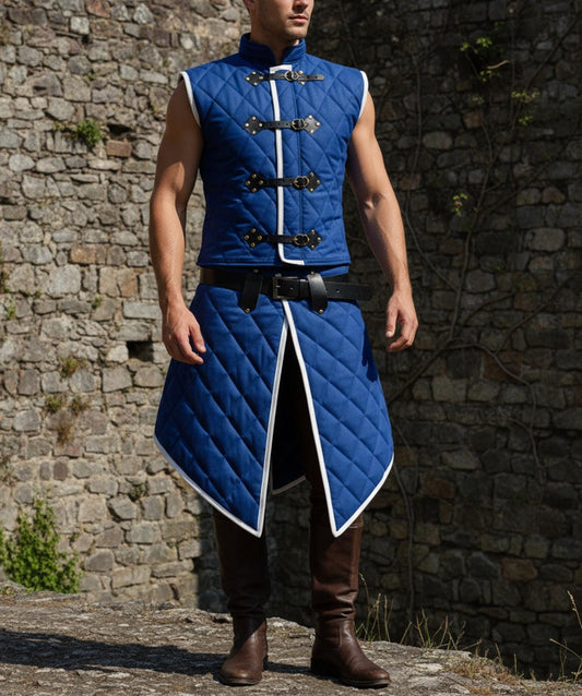 Witcher Inspired Sleeveless Gambeson With Skirt