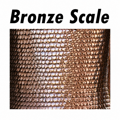 Handmade Roman Lorica Squamata Brass Scale Armor – Historical LARP & Reenactment Soldier Costume