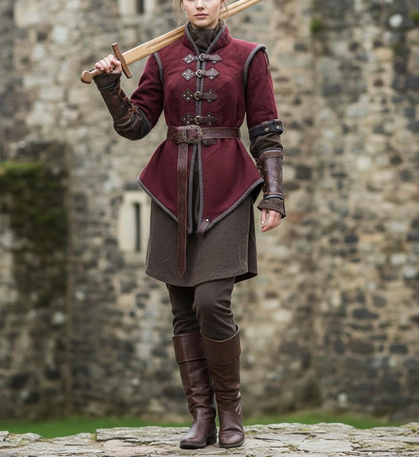 LARP Gambeson – Medieval Padded Armor Coat