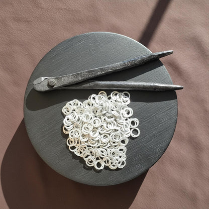 Loose Chainmail Rings 9mm – Flat Rings with Riveted| free tool