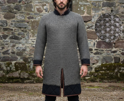 Chainmail Shirt | 9mm Flat Riveted Armor with Washers