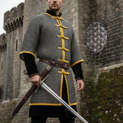 LARP Chainmail Shirt – 9MM Flat Riveted with Washers