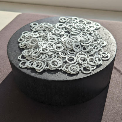 Loose Chainmail Rings 9mm – Flat Rings with Riveted| free tool