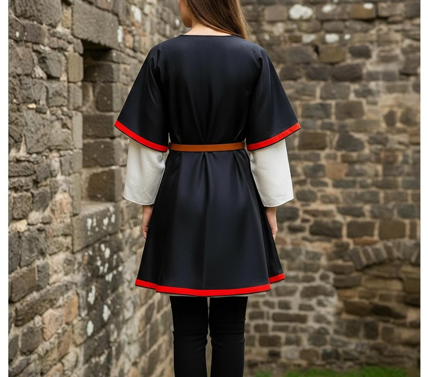 Renaissance Tunic – Black & Red