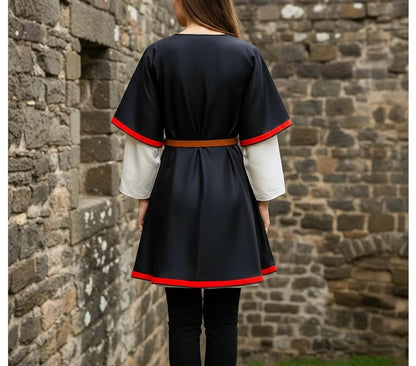 Renaissance Tunic – Black & Red