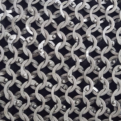 Ren Faire Chainmail Shirt – 8mm Flat Riveted with Washers