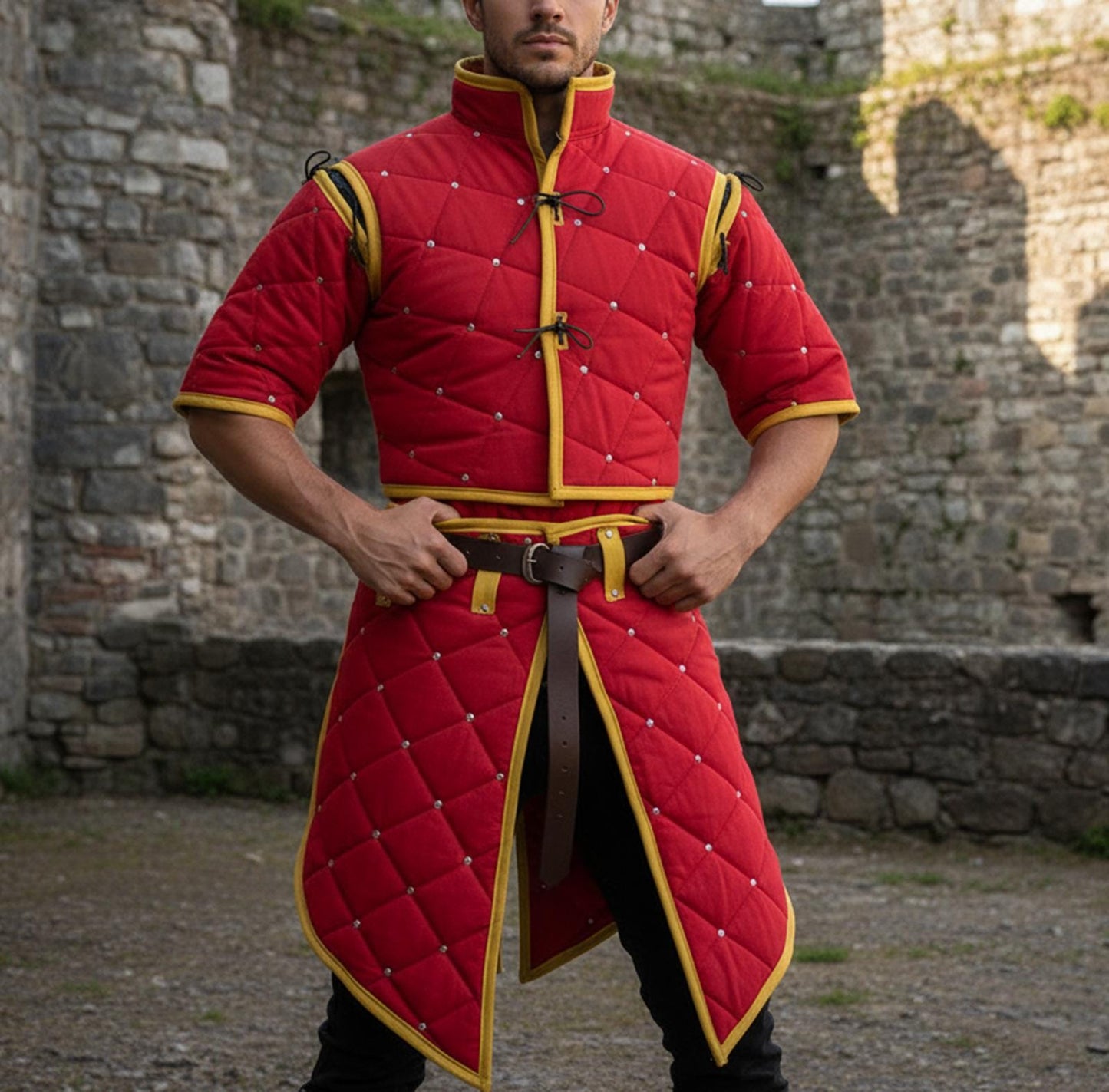 Quilted Padded Costume for Cosplay, LARP, and Reenactment