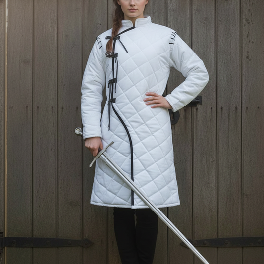 Handmade Gambeson: Medieval Padded Aketon Jacket - Renfaire Costume