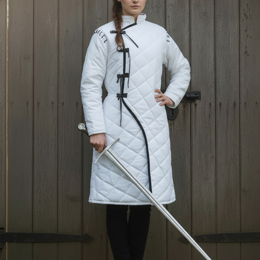 Handmade Gambeson: Medieval Padded Aketon Jacket - Renfaire Costume