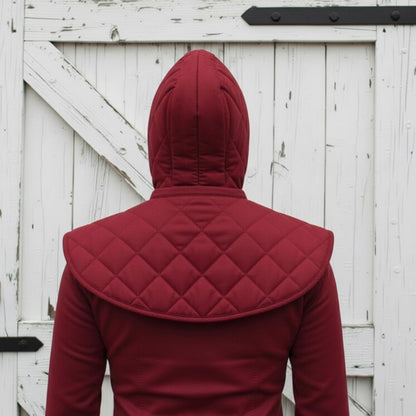 Medieval Cotton Padded Coif – Armor Hood for LARP & Renfaire