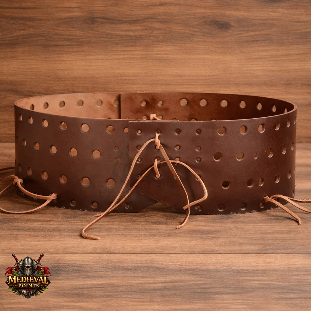 Medieval Leather Belt - Hold Padded Chausses For Ren-faire & HMB Event