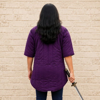 Purple Medieval Gambeson | Padded Armor for Renaissance Faire, Viking & LARP Costume