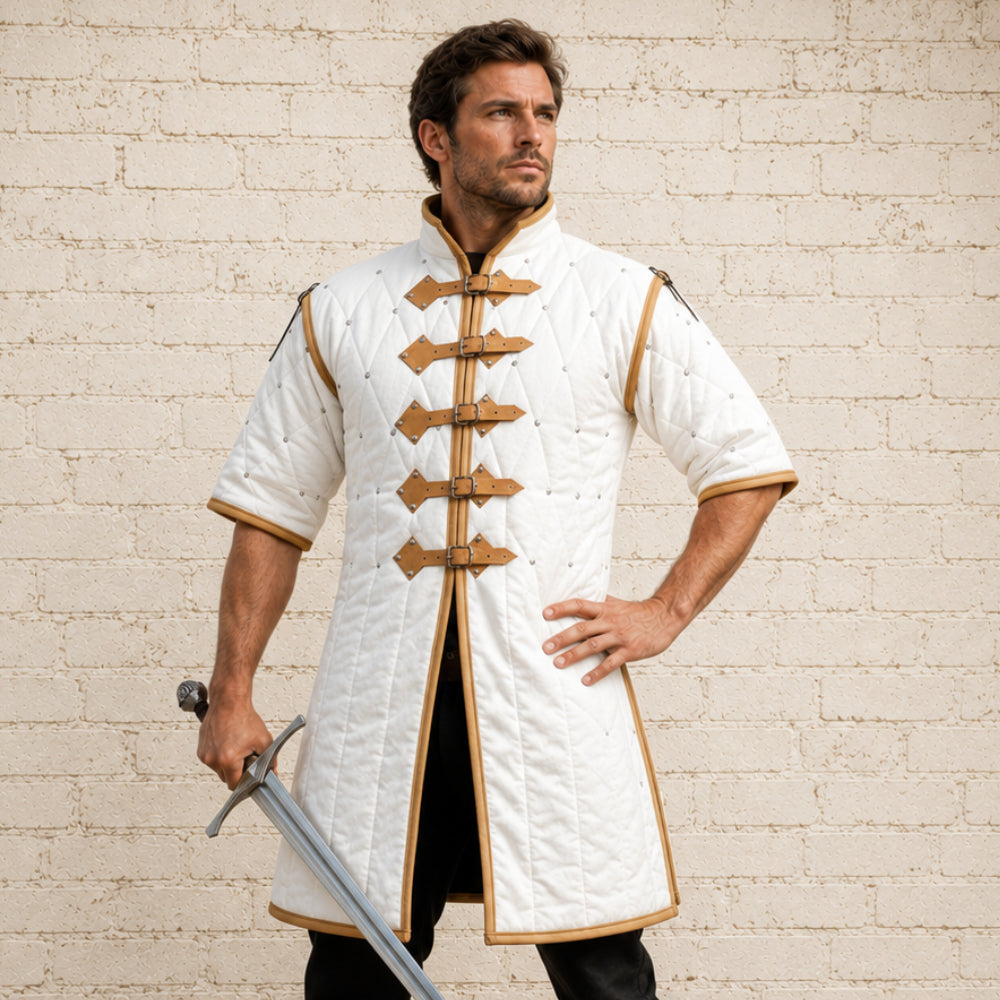 Medieval Gambeson Armor | Quilted Padded Costume for Renaissance Faire & LARP