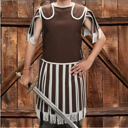 Roman Subarmalis Armor Costume – Padded Roman Soldier for LARP, Reenactment & Cosplay