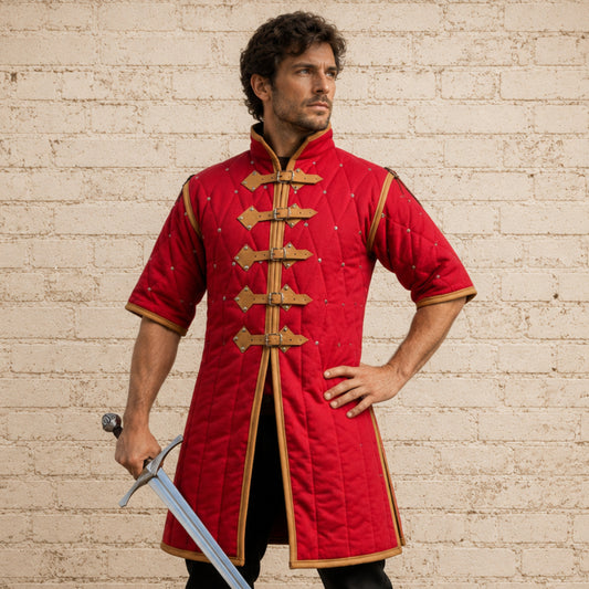 Medieval Gambeson Armor | Quilted Padded Costume for Renaissance Faire & LARP