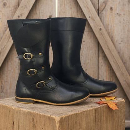 Medieval Leather Boots | Viking Shoes for Ren Faire & LARP, Reenactment  Shoes
