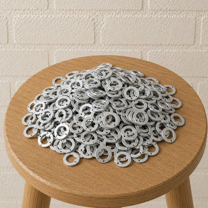 16 Gauge Aluminum Chainmail Rings – 10mm Flat Rings