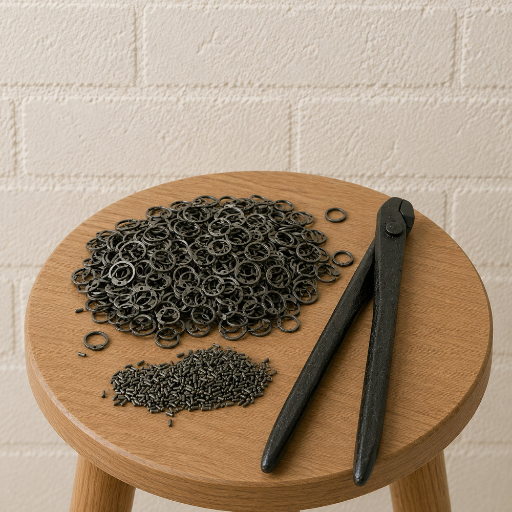9mm Mild Steel Chainmail Rings – 18 Gauge Round Rings