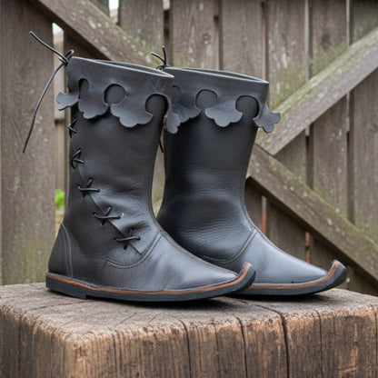 Medieval Shoes , Ren Faire boot , Renaissanc Footwere