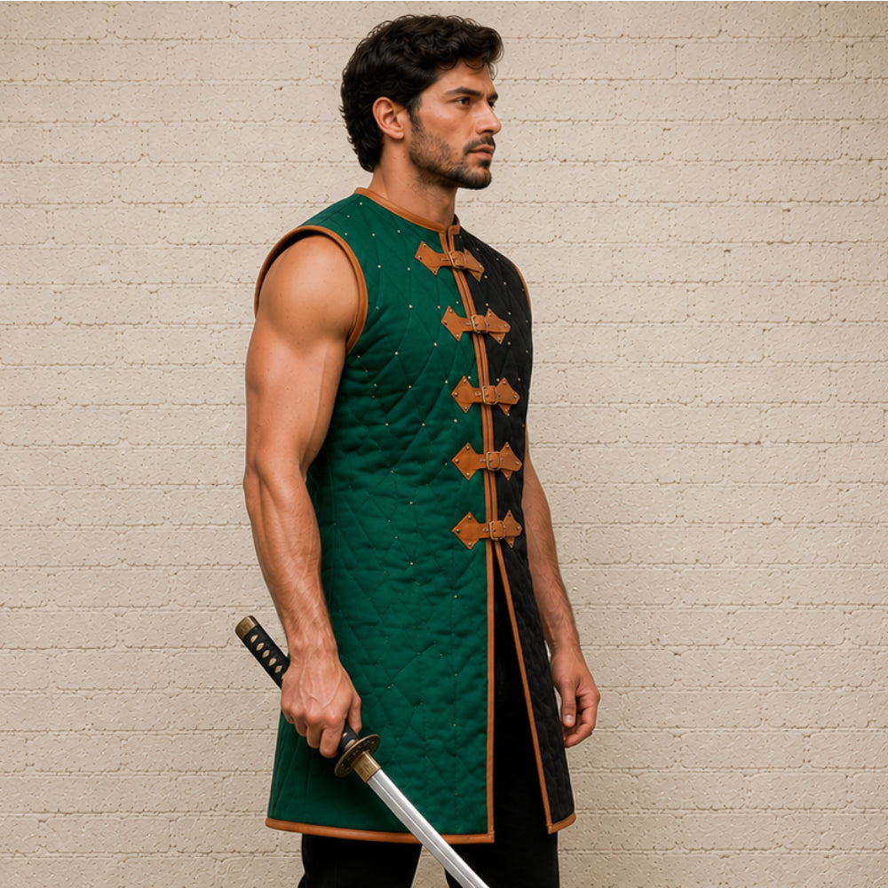 Sleeveless Medieval Gambeson for Ren Faire & LARP