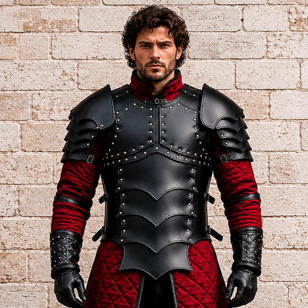 Medieval Leather Body Armor Chest Plate – LARP, Cosplay & Reenactment Gear