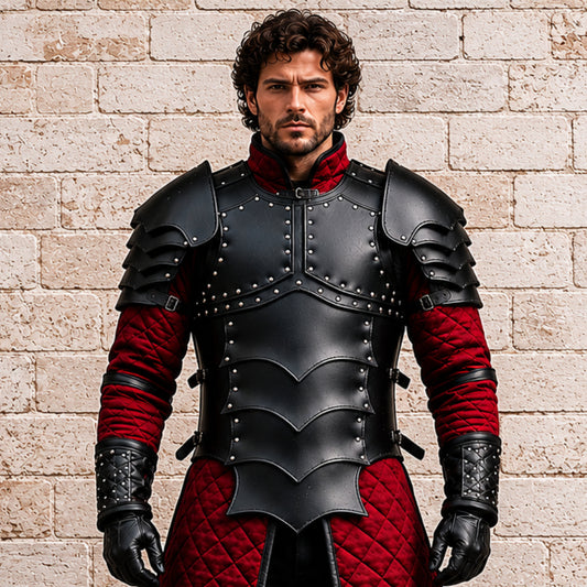 Medieval Leather Body Armor Chest Plate – LARP, Cosplay & Reenactment Gear