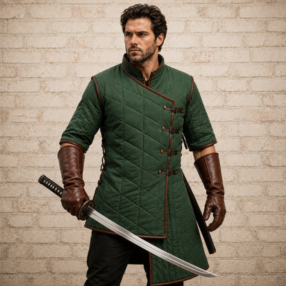 Royal Blue Gambeson – Renaissance Faire & Medieval Costume