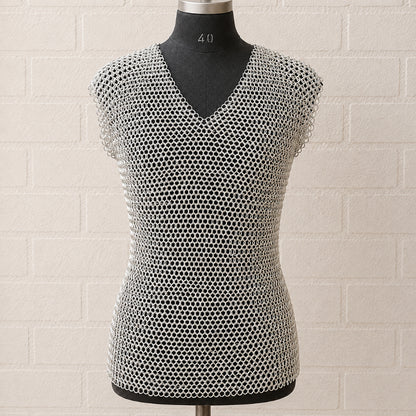 Medieval Chainmail Shirt – 9mm Butted Ring Chainmail Vest for LARP, Cosplay & Reenactment