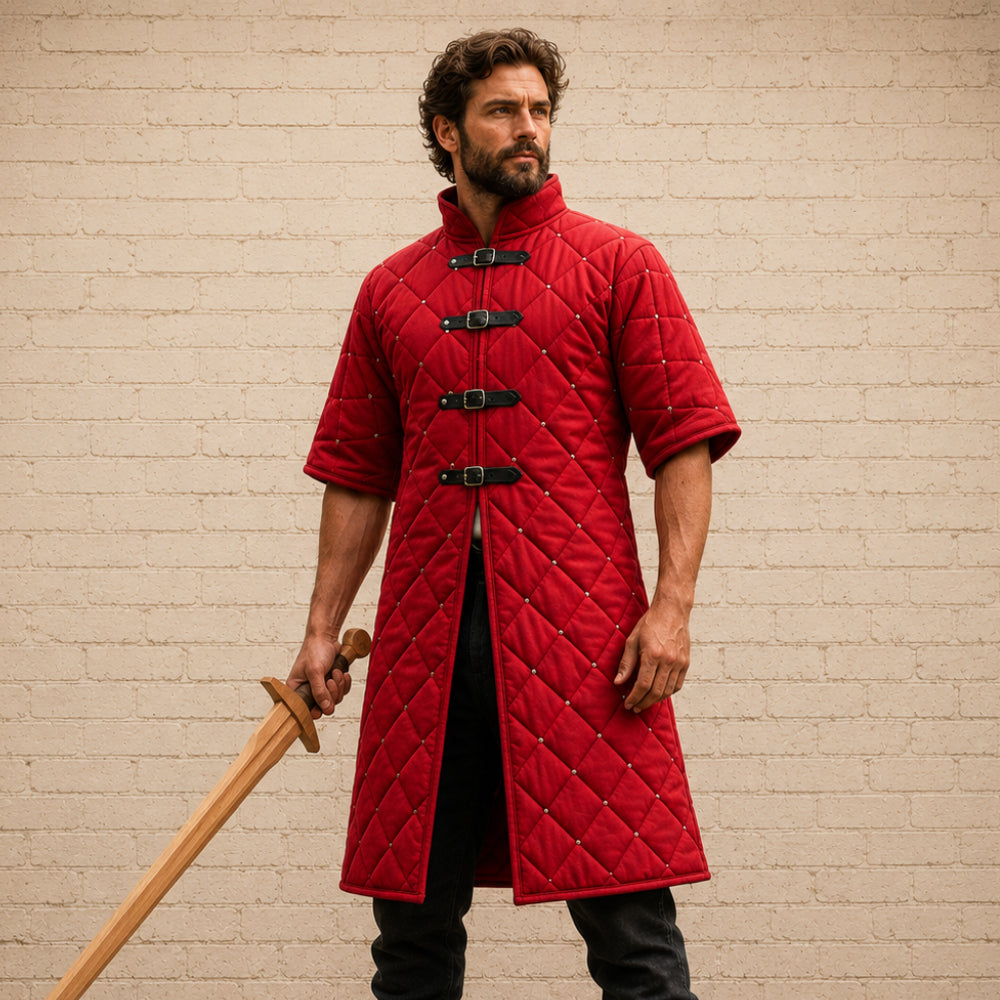 Renaissance Faire Gambeson Armor | Authentic Medieval Costume for LARP & Reenactment