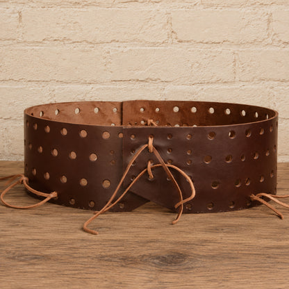 Medieval Leather Belt for Holding Padded Chausses – Perfect for Ren Faire & HMB Events