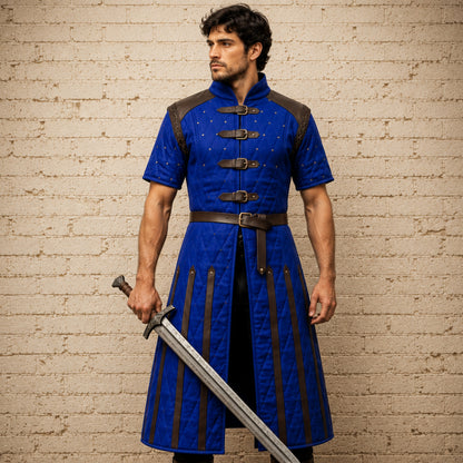Medieval Half Sleeve Gambeson Costume | Ren Faire, LARP & Reenactment Armor