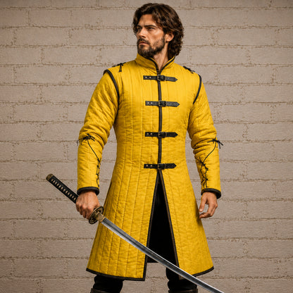 Wine Cotton Gambeson – Medieval LARP & Renaissance Fair Costume