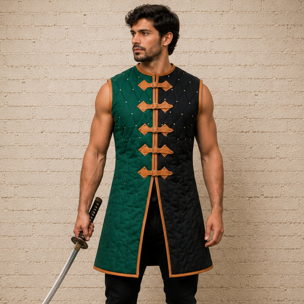 Sleeveless Medieval Gambeson for Ren Faire & LARP