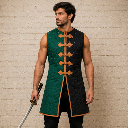 Sleeveless Medieval Gambeson for Ren Faire & LARP