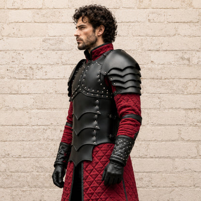 Medieval Leather Body Armor Chest Plate – LARP, Cosplay & Reenactment Gear