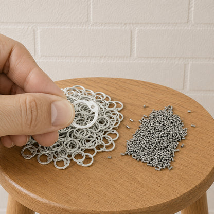 9mm Anodized Chainmail Loose Rings – 16 Gauge Round Rings
