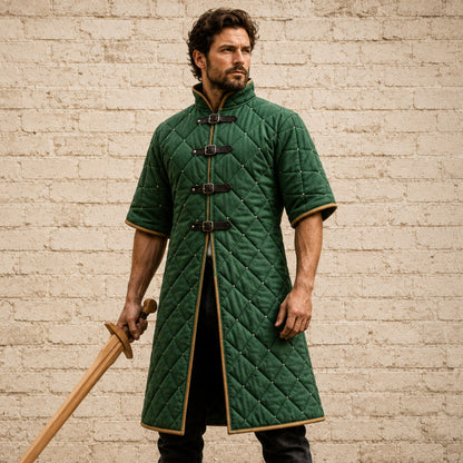 Renaissance Faire Gambeson Armor | Authentic Medieval Costume for LARP & Reenactment