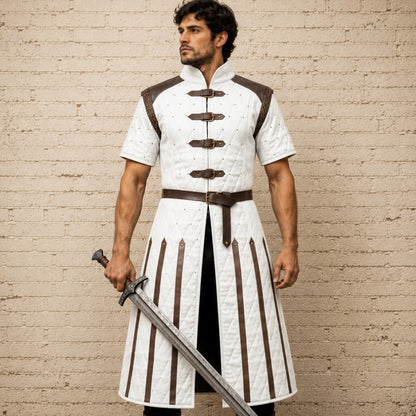 Medieval Half Sleeve Gambeson Costume | Ren Faire, LARP & Reenactment Armor