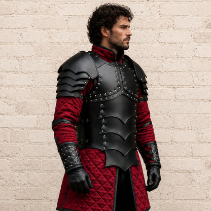Medieval Leather Body Armor Chest Plate – LARP, Cosplay & Reenactment Gear