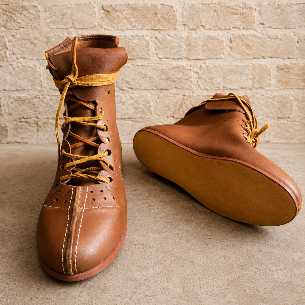 Roman Leather Boots – Vindolanda Inspired Historical Footwear for Reenactment, Ren Faire & LARP